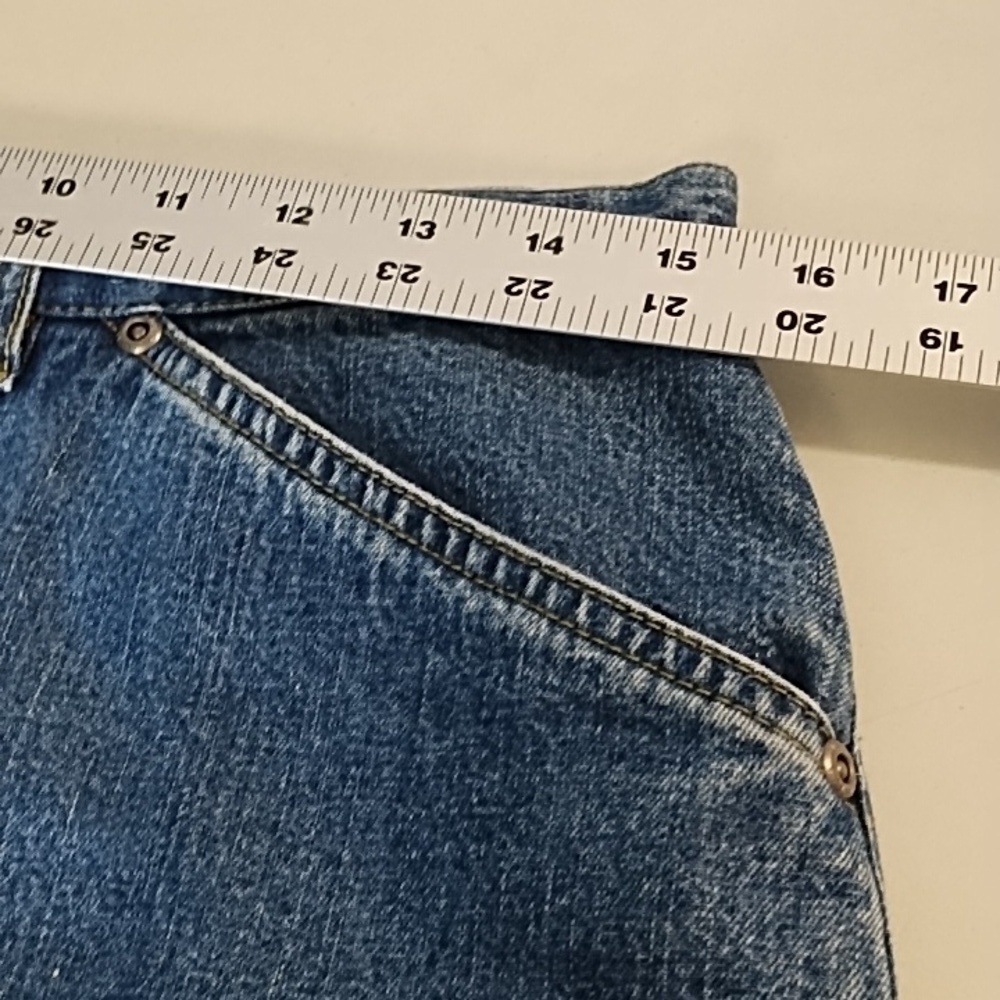 Liz Claiborne 10 Denim 5 pocket Classic Skirt - Picture 3 of 11